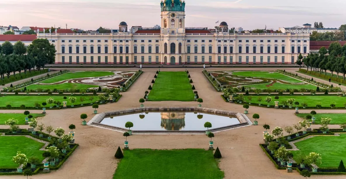 The Baroque facade of Charlottenburg Palace, a palace museum in Berlin, Germany