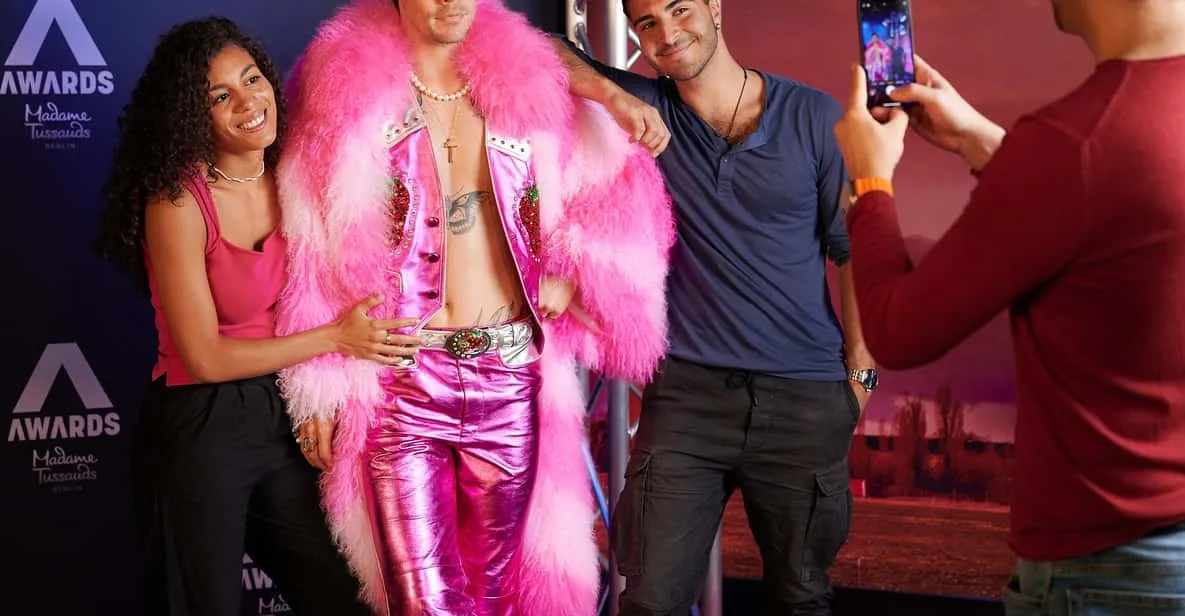 Wax figures at Madame Tussauds on Unter den Linden, a museum in Berlin, Germany