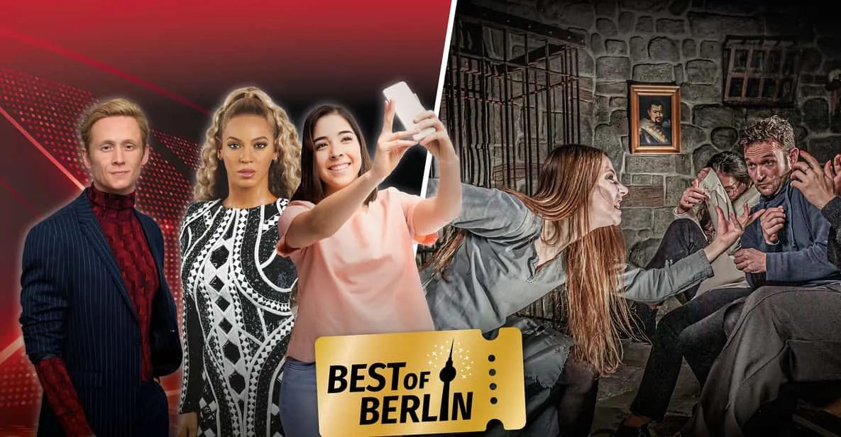 The Madame Tussauds and Berlin Dungeon combined attraction ticket in Berlin, Germany