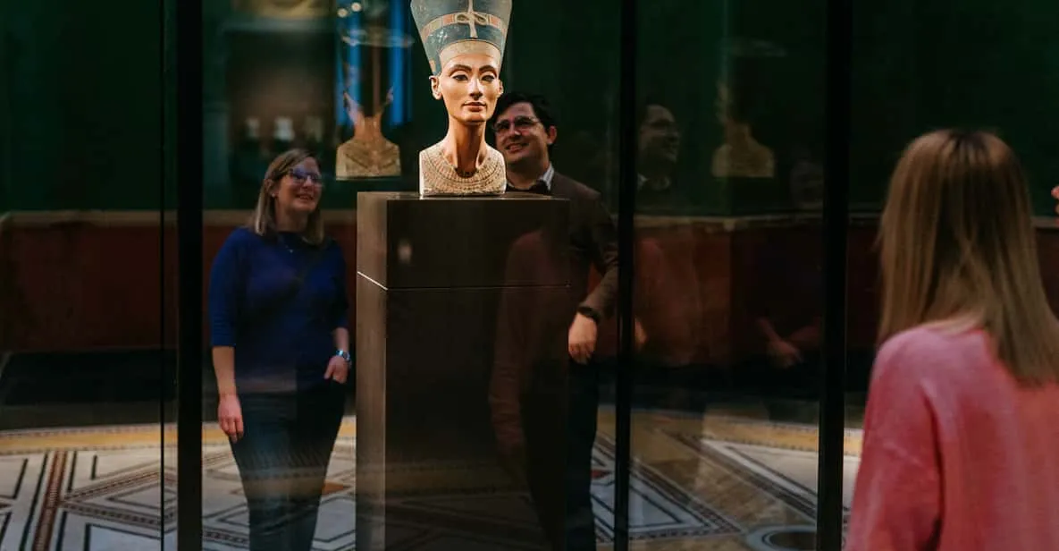 The bust of Nefertiti in the Neues Museum, one of the best museums in Berlin, Germany
