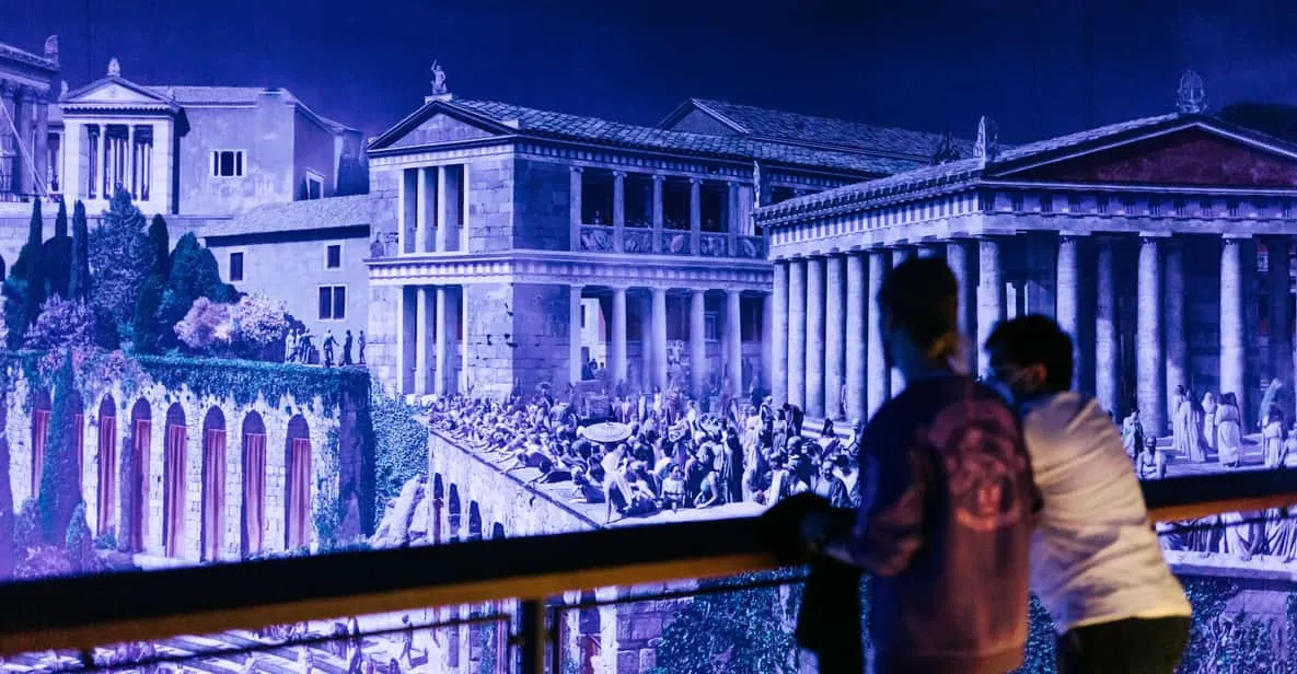 Asisi's 360-degree panorama of ancient Pergamon, shown while the Pergamon museum in Berlin, Germany is closed