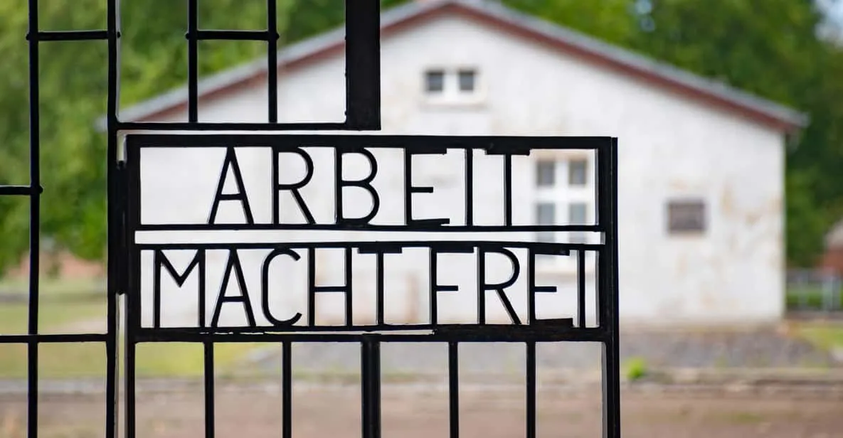 The memorial site at Sachsenhausen concentration camp near Berlin, Germany